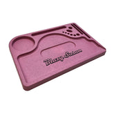 Pink Hemp Plastic Rolling Tray