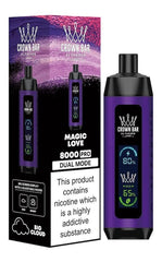 Al Fakher Crown Bar 8000 0.5% (PACK OF 5)