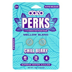 DOZO PERKS 7-Hydroxymitragynine (2ct) - 40mg each pack
