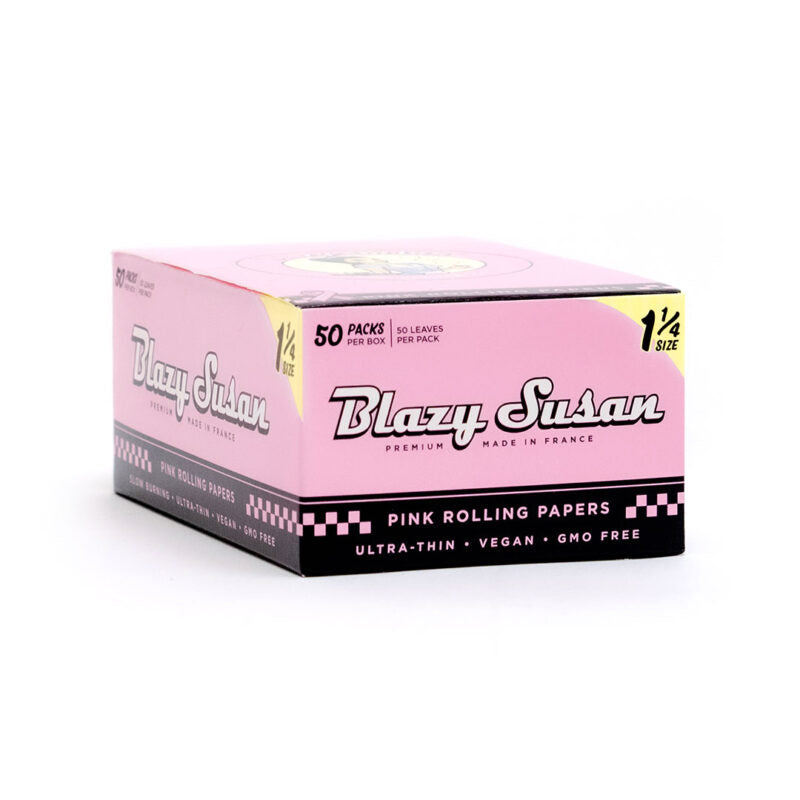 Blazy Susan Pink Rolling Papers | Full Box