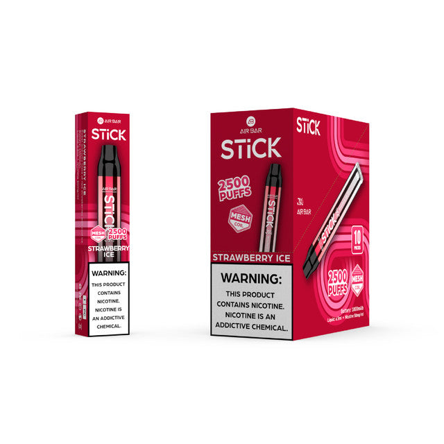 AirBar Stick 2500 Puffs Disposable Vape (Display Of 5)