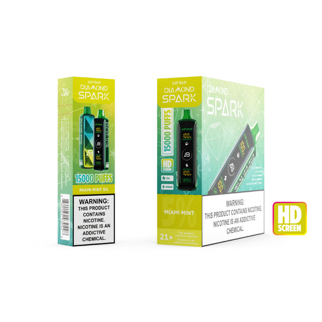 AirBar Diamond Spark 15000 Puffs (Display Of 5)