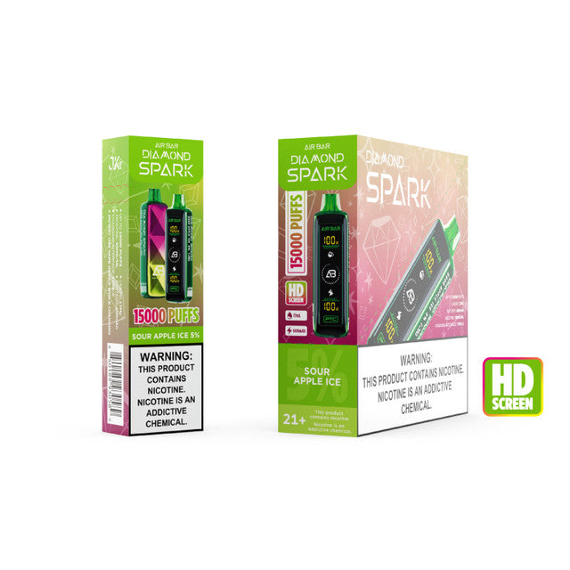 AirBar Diamond Spark 15000 Puffs (Display Of 5)