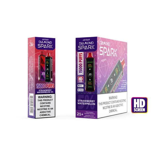 AirBar Diamond Spark 15000 Puffs (Display Of 5)