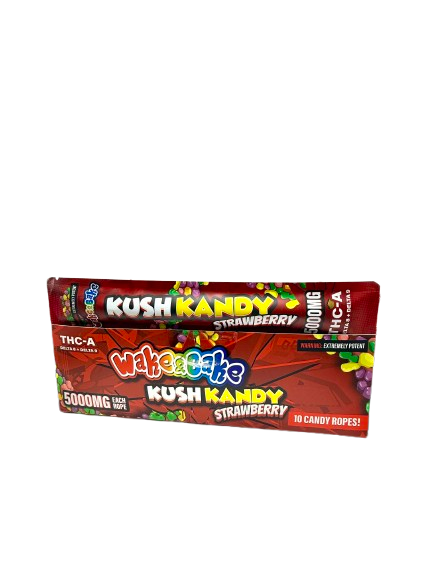 Wake&Bake 5000MG Kush Kandy 10 Candy Ropes