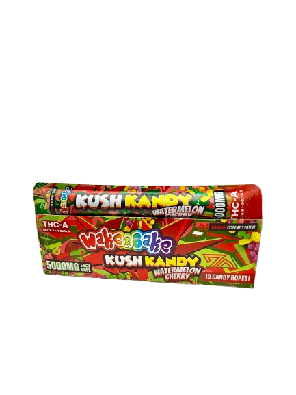 Wake&Bake 5000MG Kush Kandy 10 Candy Ropes