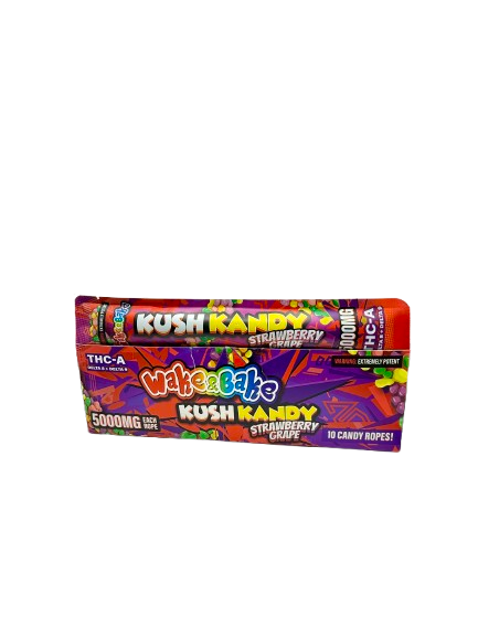 Wake&Bake 5000MG Kush Kandy 10 Candy Ropes
