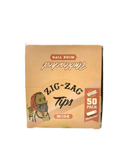 ZIG-ZAG Unbleached Wide Tips 50 Pack
