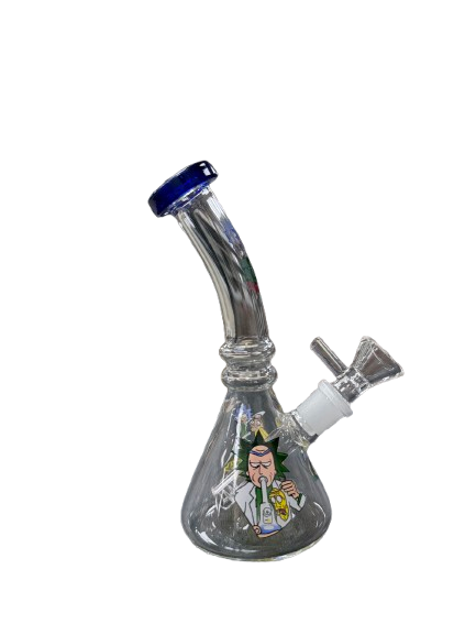 8″ Rick And Morty Glass