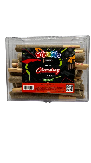 Wake&Bake Pre Rolls 25 Count