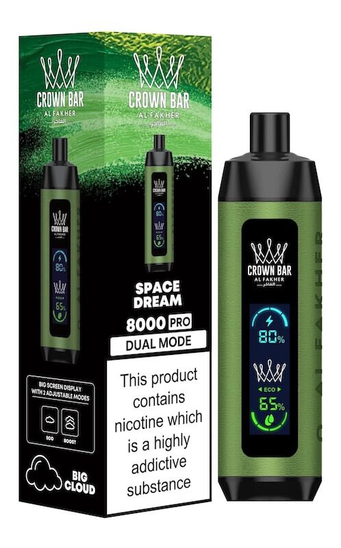 Al Fakher Crown Bar 8000 0.5% (PACK OF 5)
