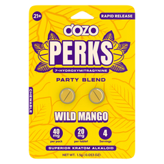 DOZO PERKS 7-Hydroxymitragynine (2ct) - 40mg each pack