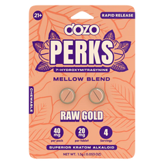 DOZO PERKS 7-Hydroxymitragynine (2ct) - 40mg each pack